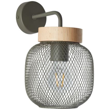 Brilliant - Væglampe GIADA 1xE27/40W/230V grøn