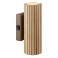 Brilliant - Væglampe LAKEWOOD 2xGU10/10W/230V brun