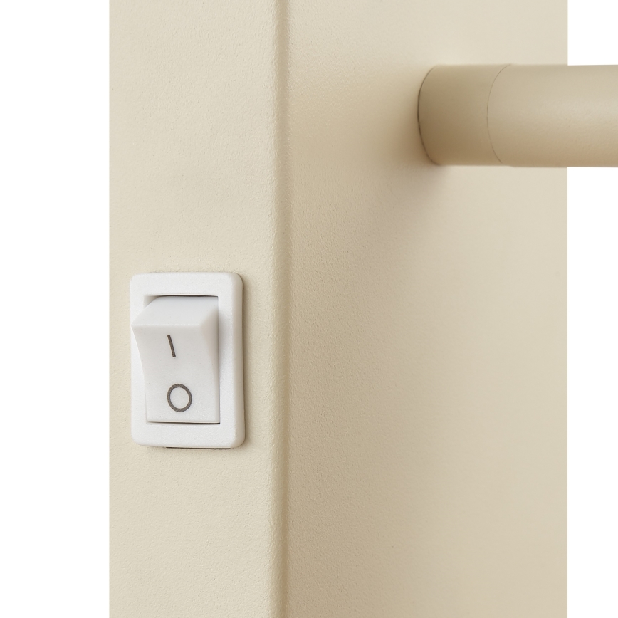 Brilliant - Vægspot ARLO 1xE27/20W/230V cremefarvet