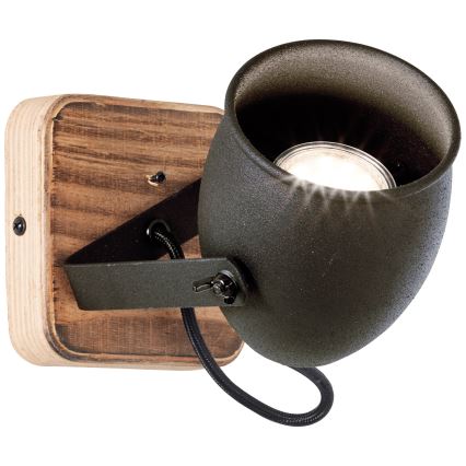 Brilliant - Vægspot CROWTON 1xGU10/6W/230V