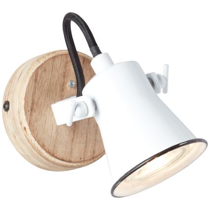 Brilliant - Vægspot SEED 1xGU10/5W/230V hvid/beige