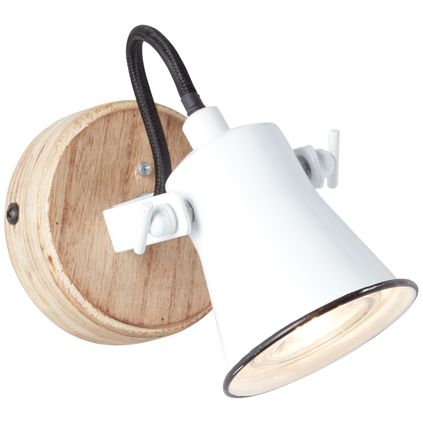 Brilliant - Vægspot SEED 1xGU10/5W/230V hvid/beige