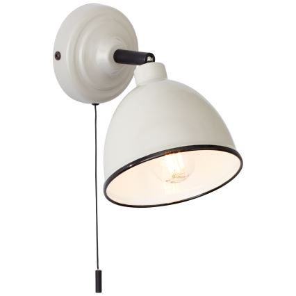 Brilliant - Vægspot TELIO 1xE14/28W/230V grå