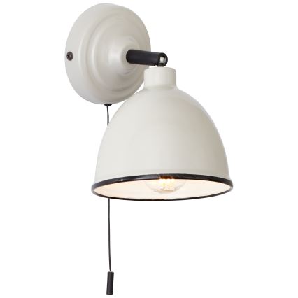 Brilliant - Vægspot TELIO 1xE14/28W/230V grå