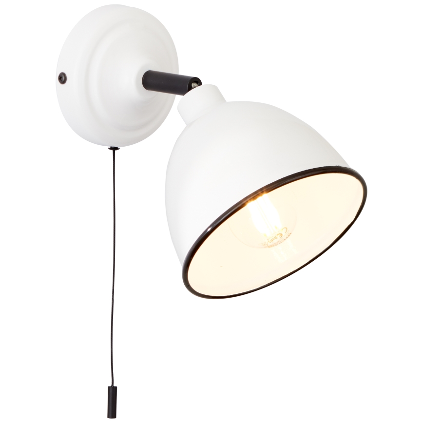 Brilliant - Vægspot TELIO 1xE14/28W/230V hvid