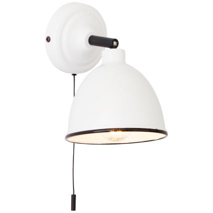 Brilliant - Vægspot TELIO 1xE14/28W/230V hvid