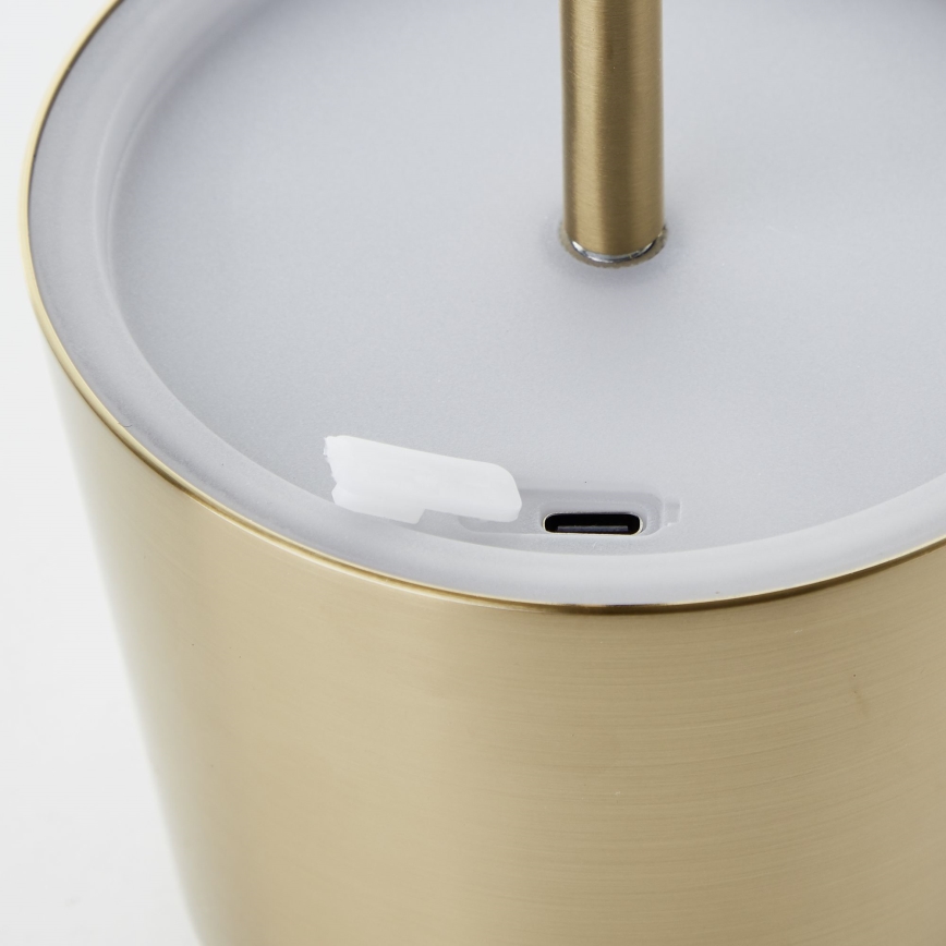 Brilliant - LED Dæmpbar Touch Udendørslampe XAANA LED/4W/5V 3000/4000/6500K 2600 mAh IP44 guld