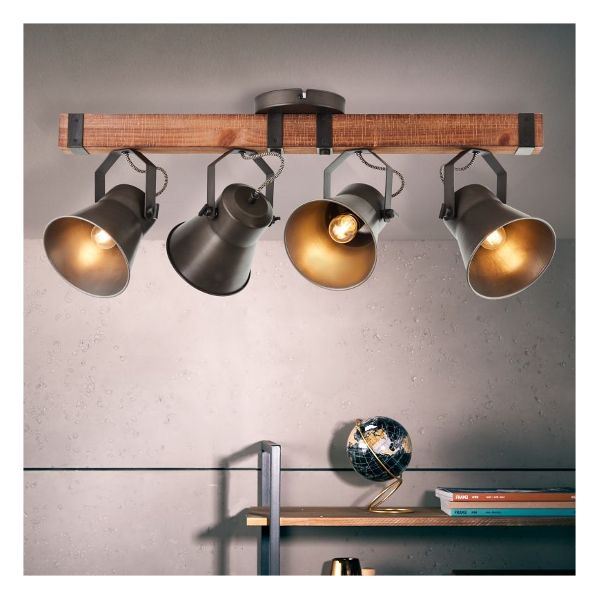 Brilliant - Spotlampe DECCA 4xE27/10W/230V