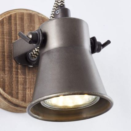 Brilliant - Vægspot DORISA 1xGU10/5W/230V