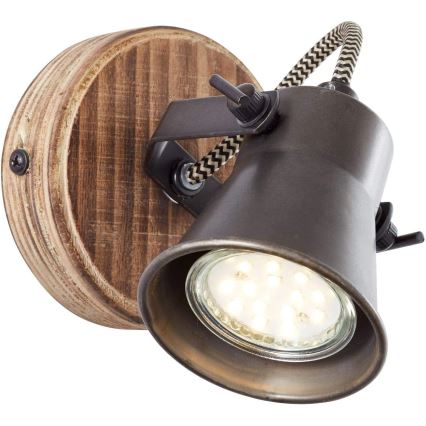 Brilliant - Vægspot DORISA 1xGU10/5W/230V