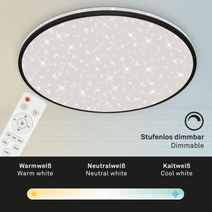 Brilo 3447-315 - LED loftlampe dæmpbar STARRY SKY LED/80W/230V 3000-6000K + fjernbetjening