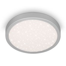 Brilo 3649-014 - LED loftlampe til badeværelse RUNA LED/18,5W/230V IP44 sølvfarvet