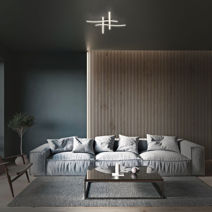 Brilo 3677-045 - LED loftlampe LED/14,4W/230V sort