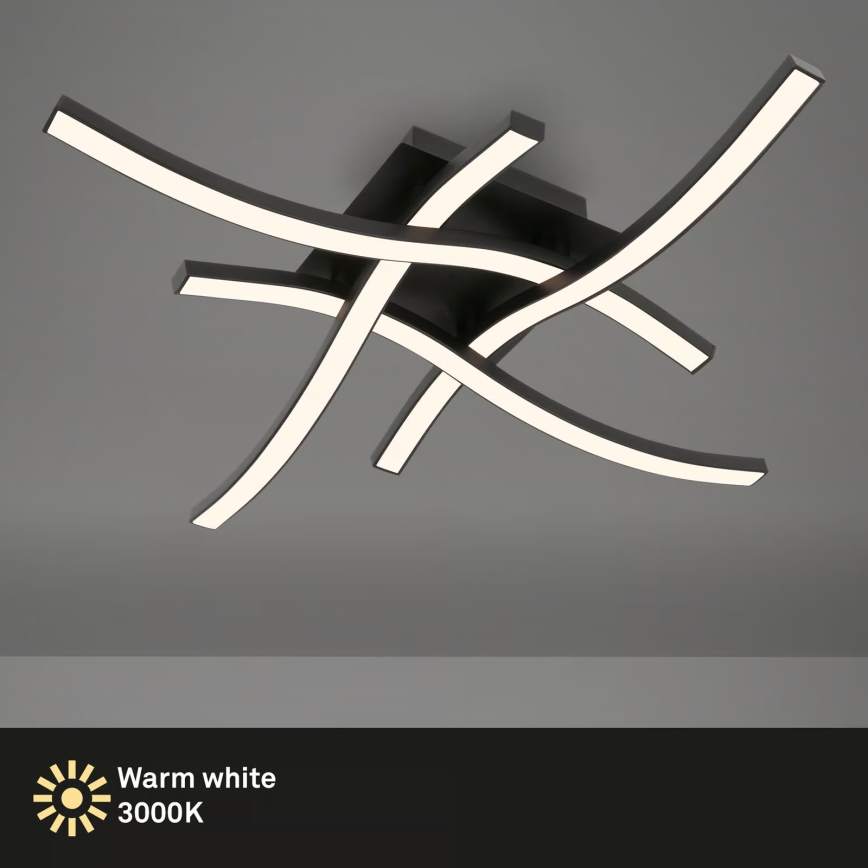 Brilo 3677-045 - LED loftlampe LED/14,4W/230V sort