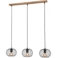 Brilo 4037-035 - Pendel med kabel WINKI 3xE27/40W/230V