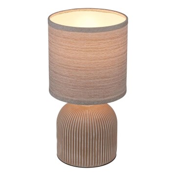 Brilo - Bordlampe INO 1xE14/10W/230V brun