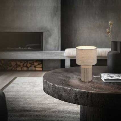 Brilo - Bordlampe INO 1xE14/10W/230V brun