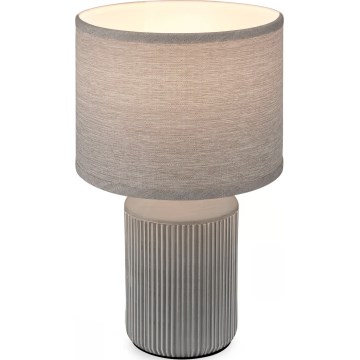 Brilo - Bordlampe INO 1xE14/10W/230V grå