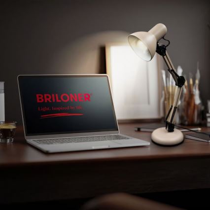 Brilo - Bordlampe PIXA 1xE14/25W/230V beige