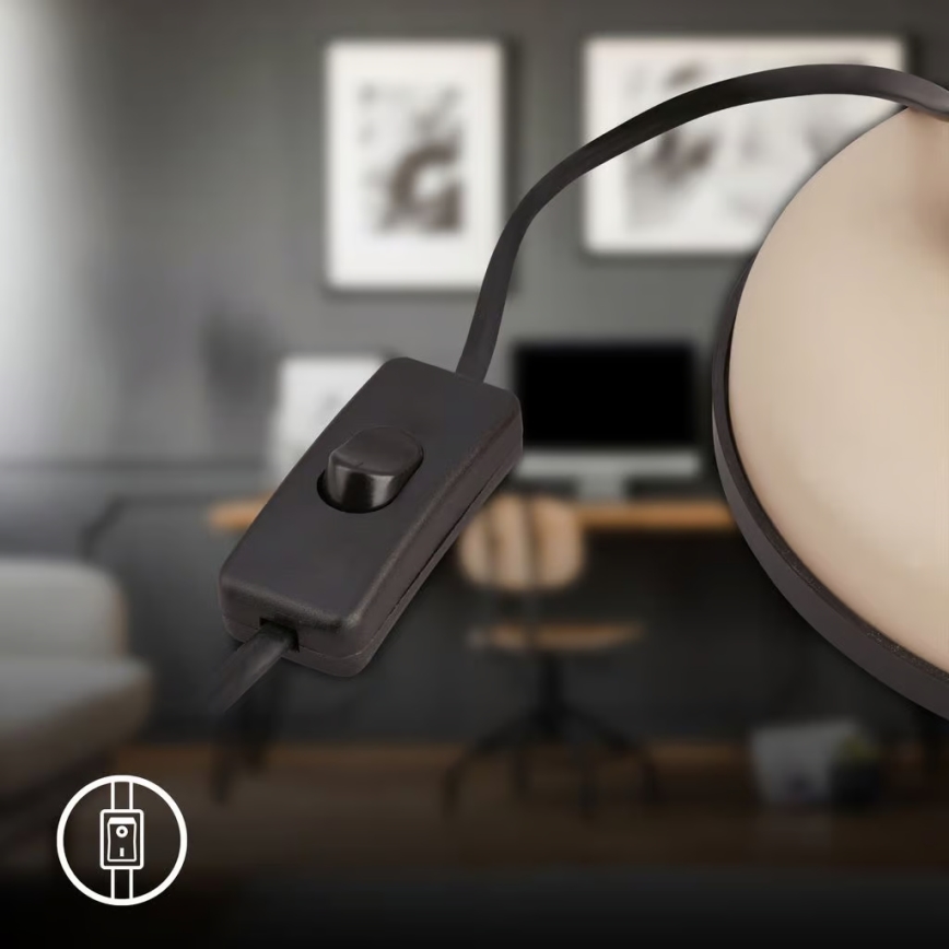 Brilo - Bordlampe PIXA 1xE14/25W/230V beige