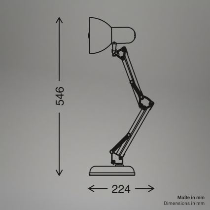 Brilo - Bordlampe PIXA 1xE14/25W/230V beige