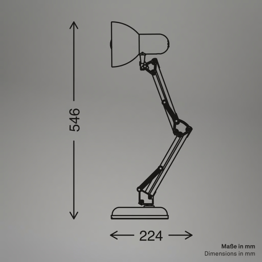 Brilo - Bordlampe PIXA 1xE14/25W/230V beige