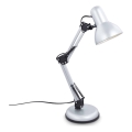 Brilo - Bordlampe PIXA 1xE14/25W/230V sølv