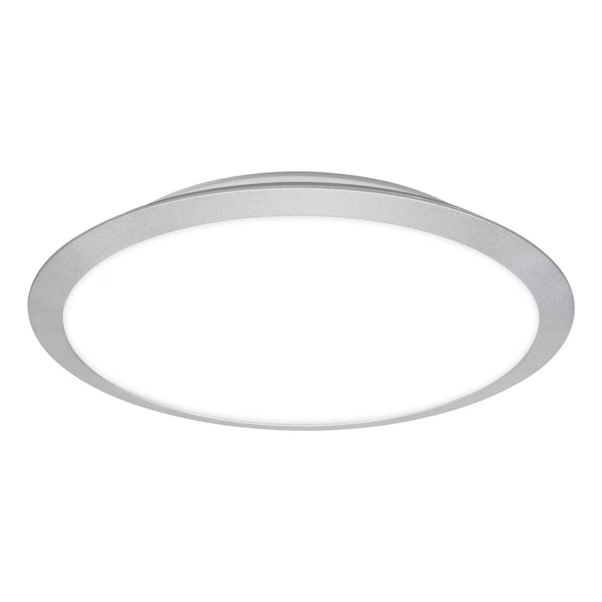 Brilo - CTS LED loftlampe til badeværelse LED/21W/230V 3000/4000K IP44 Ø 37 cm mat krom