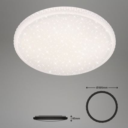 Brilo - LED dæmpbar loftlampe LED/48W/230V 3000/4000/6500K Ø 60 cm + fjernbetjening