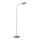 Brilo - Fleksibel gulvlampe 1xE27/10W/230V sølvfarvet