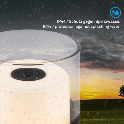 Brilo - LED-dæmpbar genopladelig udendørs bordlampe LILET LED/2W/5V IP44