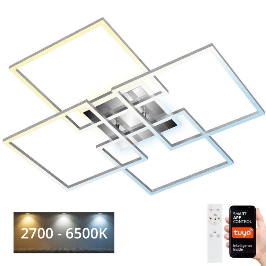 Brilo - LED dæmpbar loftlampe FRAME LED/50W/230V 2700-6500K Wi-Fi Tuya + fjernbetjening