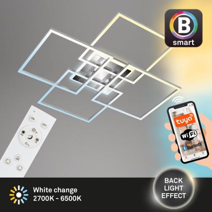 Brilo - LED dæmpbar loftlampe FRAME LED/50W/230V 2700-6500K Wi-Fi Tuya + fjernbetjening
