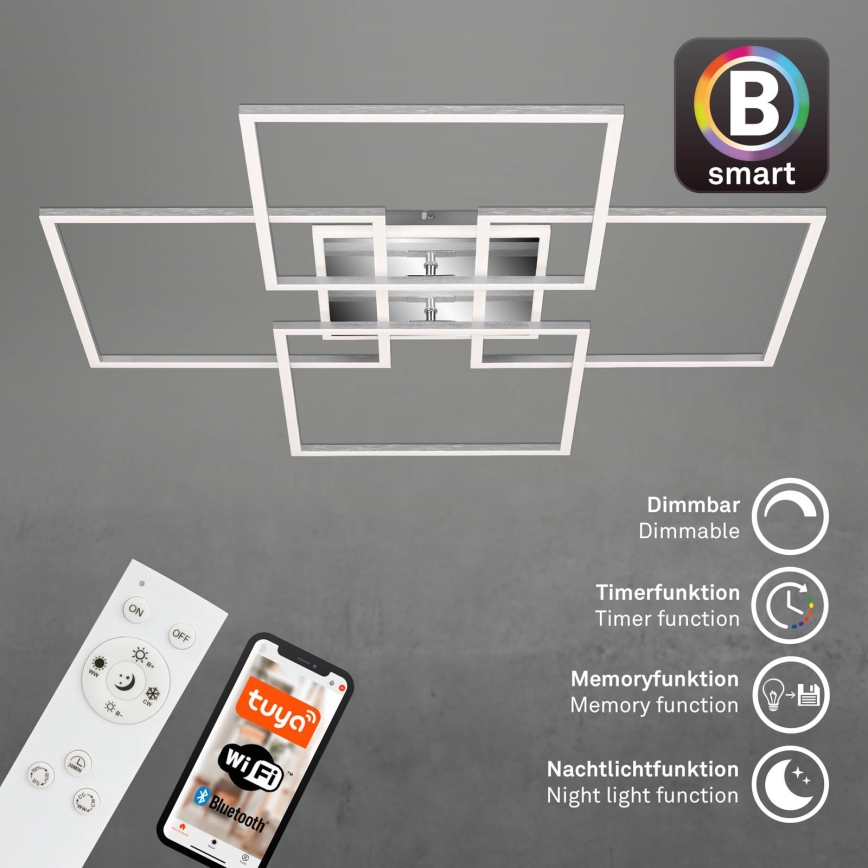 Brilo - LED dæmpbar loftlampe FRAME LED/50W/230V 2700-6500K Wi-Fi Tuya + fjernbetjening