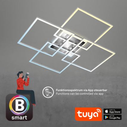 Brilo - LED dæmpbar loftlampe FRAME LED/50W/230V 2700-6500K Wi-Fi Tuya + fjernbetjening