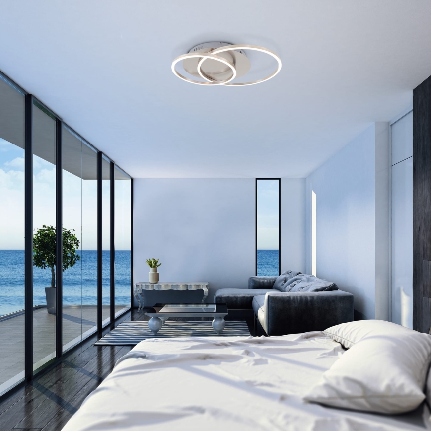 Brilo - LED-dæmpbar loftlampe FRAMES LED/14W/230V + LED/22W 3000K