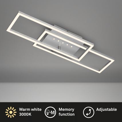 Brilo - LED dæmpbar loftlampe LED/30W/230V 3000K mat krom