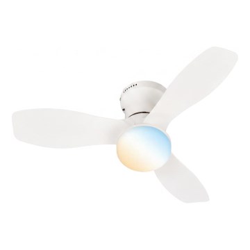 Brilo - LED dæmpbar loftventilator PAN LED/15W/230V 3000-6500K hvid + fjernbetjening