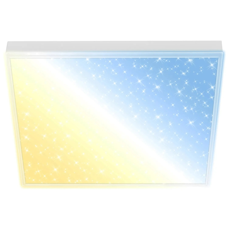 Brilo - Dæmpbart overflademonteret LED-panel LED/21W/230V 3000-6500K 38x38 cm + fjernbetjening