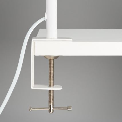 Brilo - LED Fleksibel bordlampe med klemme TRASNA LED/7,5W/230V hvid