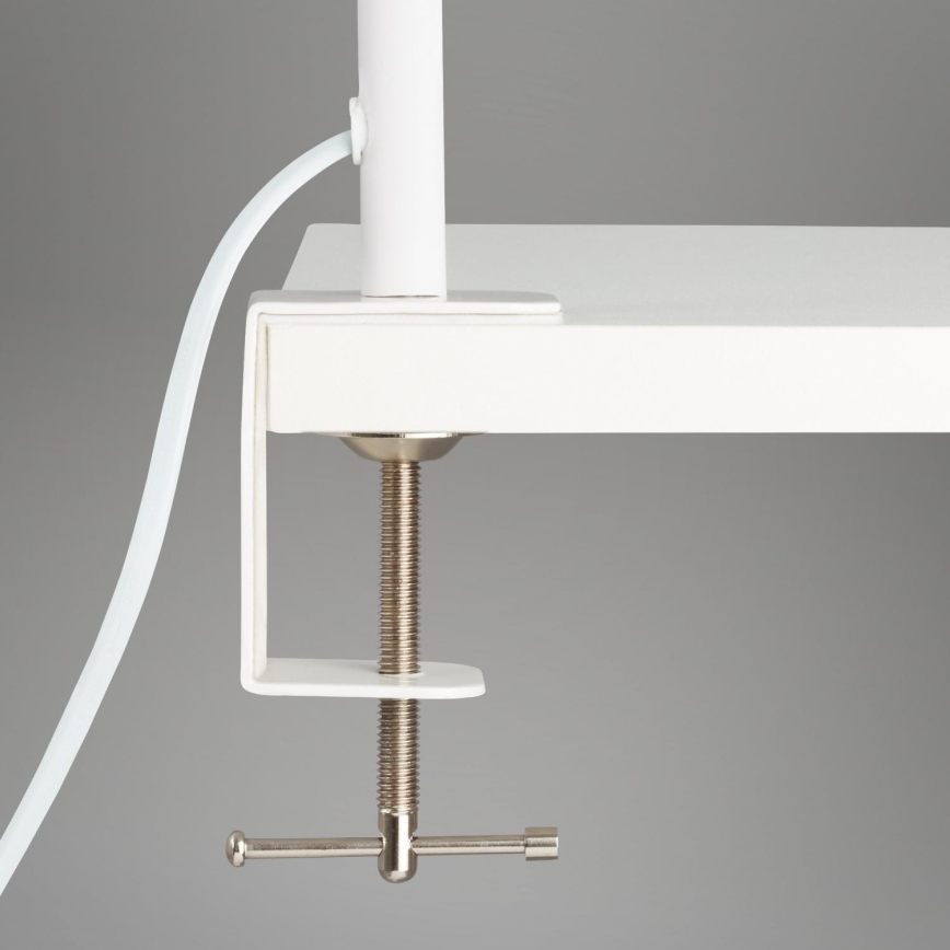Brilo - LED Fleksibel bordlampe med klemme TRASNA LED/7,5W/230V hvid