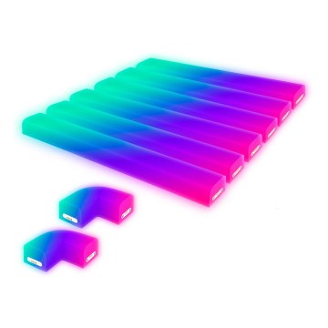 Brilo - LED lampeskinne m. RGBIC-farver dæmpbar Smart LED/24W/230V Wi-Fi Tuya