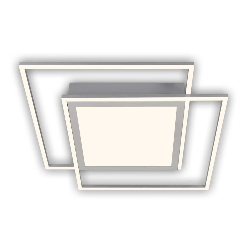 Brilo - LED loftlampe 2xLED/16W/230V + LED/19W 51,5x51,5 cm mat krom