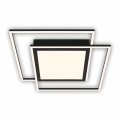 Brilo - LED loftlampe 2xLED/16W/230V + LED/19W 51,5x51,5 cm sort