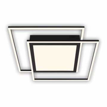 Brilo - LED loftlampe 2xLED/16W/230V + LED/19W 51,5x51,5 cm sort