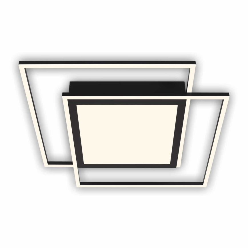 Brilo - LED loftlampe 2xLED/16W/230V + LED/19W 51,5x51,5 cm sort