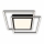 Brilo - LED loftlampe 2xLED/16W/230V + LED/19W 51,5x51,5 cm sort