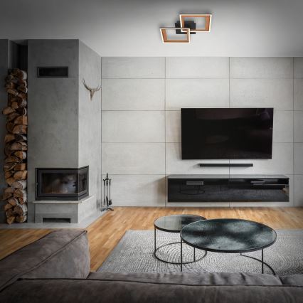 Brilo - LED loftlampe dæmpbar FRAME 2xLED/11W/230V