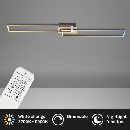 Brilo - LED loftlampe dæmpbar FRAME 2xLED/20W/230V 2700-5000K + fjernbetjening