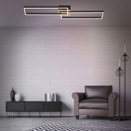 Brilo - LED loftlampe dæmpbar FRAME 2xLED/20W/230V 2700-5000K + fjernbetjening